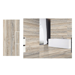 600x1800mm Carreau de porcelaine aspect bois antidérapant Carreaux de sol en bois pour salon - Product Image 3