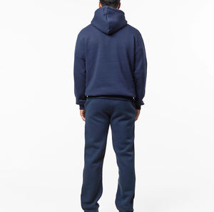 Sweat à capuche Streetwear lourd pour hommes pull en coton vierge de coupe surdimensionnée conception de logo personnalisé vêtements en gros en vrac - Product Image 6