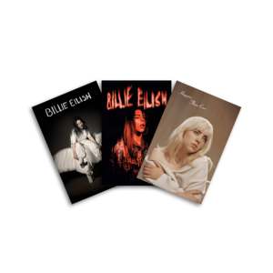 Billie Eilish <b>Poster</b> Set Favorites/Album Covers Modern Design Style Paper Material for Wall Use - Product Image 1
