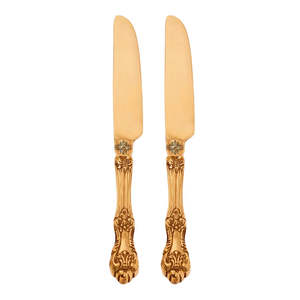 Couteau à dîner en laiton de conception moderne, poli à la main, ustensiles de cuisine avec une finition optimale pour une utilisation sur table - Product Image 3
