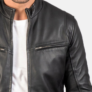 Veste en cuir 2025 de haute qualité avec design OEM personnalisée hiver lavable 100% coton vestes en cuir pour hommes veste pour hommes - Product Image 6