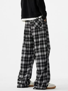 100% Cotton Men's Mid <b>Waist</b> Sweatpants Joggers Embroidered Casual <b>Trousers</b> <b>Elastic</b> <b>Waist</b> Side Pocket High Street Fleece Quick - Product Image 5