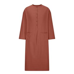Personnalisé Nouveau Dubaï Abaya Robe Islamique Chemise Longue Robe Traditionnelle Saoudienne Robe Musulmans Simple Thobe - Product Image 5