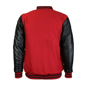 Premium Quality Plus Size Varsity <b>Jackets</b> for <b>Men</b> Customized Design Solid Color Winter CollegeBaseballjacket for <b>men</b> - Product Image 4