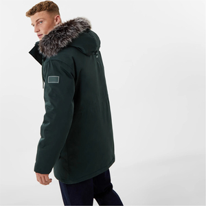 Veste parka pour homme 2024, manteau d'hiver de haute qualité avec col montant, toile, logo et design personnalisés, respirant, séchage rapide - Product Image 5