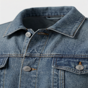 Veste en jean surdimensionnée pour homme Respirante Saison hivernale Prix abordables Veste en jean grande taille pour homme Style - Product Image 4