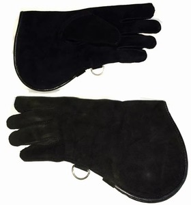 Vente en gros de proies d'oiseaux personnalisées fauconnerie de sécurité fauconnerie en cuir personnalisé gants en cuir à deux couches - Product Image 5