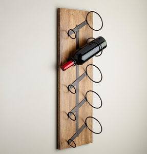 Porta Botellas de Vino de Acero Inoxidable con Acabado Antiguo, Estilo Minimalista, Ecológico, Conserva el Calor/Frío para Exhibir Botellas de Vino - Product Image 5