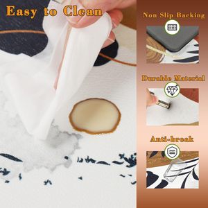 Tapis anti-fatigue sur mesure en PVC avec surface en cuir et base en mousse SBR antidérapante pour la maison et les entreprises - pour les couloirs - Product Image 4