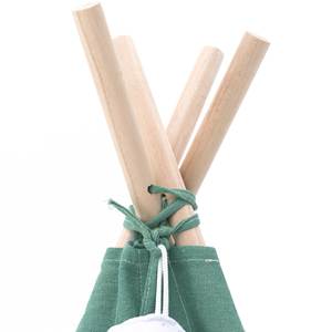 Tienda de campaña Montessori indiana ROBINCOOL para niños, plegable, de color verde, para uso en interiores y exteriores - Product Image 3