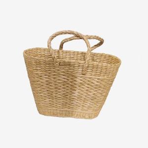 Natural Seagrass Straw Handmade Bag Women Fashion 2023 Modern Factory Supplies Summer Beach Straw Storage Bags & <b>Baskets</b> - Product Image 6