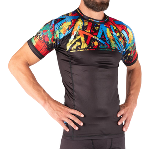 High Quality <b>Mens</b> Rash Guard Custom Sublimation Sleeves Your Logo & Design Made in Pakistan - Product Image 3