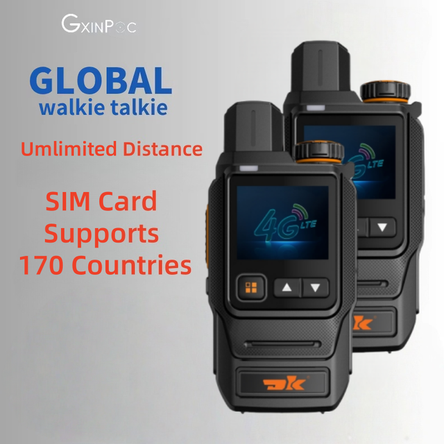Hot Sell POC Radio GPS WiFi 5000KM Long Range Global SIM Card World Long Range Radio Internet Waterproof 4G Walkie Talkie