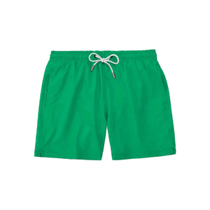 Pantalones cortos de playa transpirables de secado rápido ecológicos de Color sólido de cintura media para hombres diseños personalizados al por mayor pedidos al por mayor de alta calidad - Product Image 5