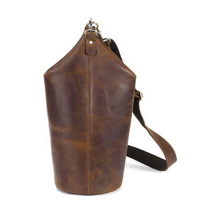 Nouveau sac pour homme en cuir véritable - Simple, petit, de haute qualité, durable, sport, mode, décontracté, sac messager, sac à bandoulière - Product Image 4