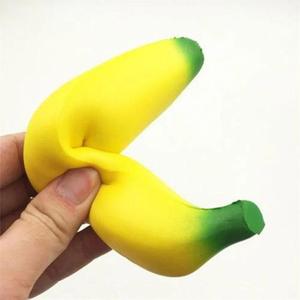 Banana PU foam antistress toys creativo colorato vent ball decompression toy bambini giocattolo per adulti palla antistress - Product Image 3