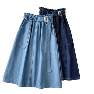 Blt Bottom Style Medium <b>Length</b> <b>Denim</b> <b>Skirts</b> High Quality Women Regular Wear Custom Made By HSI - Product Image 5