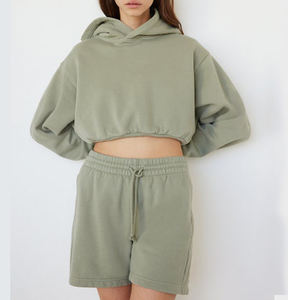 Top O Cou Ensembles D'été Pour Dames en Tissu De Coton À Séchage Rapide Respirant Vêtements D'été Deux Pièces Ensembles Pour Les Femmes - Product Image 4