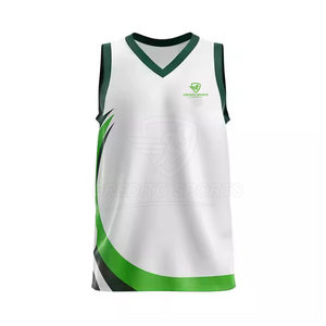 Dernier design respirant, uniforme de basket-ball sur mesure à manches courtes, grande taille, vêtements de sport pour hommes, vente en ligne - Product Image 2