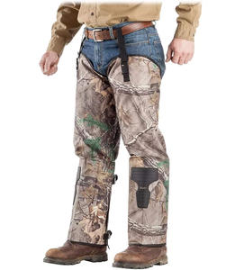 Polainas de equitación para hombre, de fibra superior, antidesgarros, con cierre de hebilla, altura media - Product Image 1