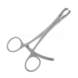 Pince de réduction osseuse 6 pouces petite mâchoire étroite incurvée en acier inoxydable pince de maintien chirurgicale orthopédique pour la chirurgie osseuse - Product Image 2