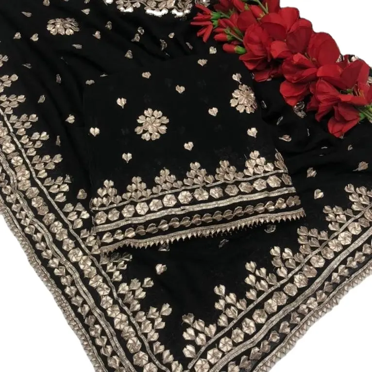 طقم بدلة هندية/باكستانية سونا شاندي سلوار كميز للنساء جاهزة لارتداء فستان بنجابي هندي فستان غوتا ملابس حفلات باتيالا