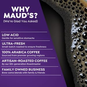 Cápsulas de Café con Sabor a Vainilla Ube de Maud's, 18 Unidades, Café Tostado Medio en Cápsulas Individuales – 100% Granos de Arábica - Product Image 6
