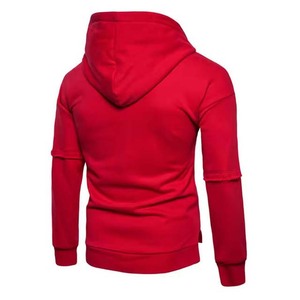 Sudadera con Capucha para Hombre, 100% Algodón, Transpirable, Ecológica, Resistente al Viento, Forrada, Estilo Urbano, Talla Grande, con Logotipo Personalizado Serigrafiado - Product Image 2