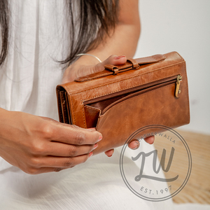 LW Vintage New Style Bolsos de mano de cuero Carteras portátiles para mujer Moda de moda al por mayor-para todas las estaciones - Product Image 3