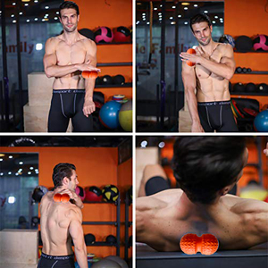 Rullo per Punti <span class=keywords><strong>Trigger</strong></span> a Forma di Arachide per Terapia dei Tessuti Profondi e Rilascio Miofasciale - Product Image 6