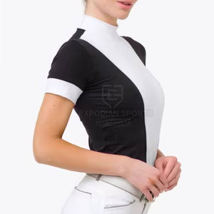 OEM Services Unique Design Horse Riding Shirts High Quality <b>Low</b> MOQ Horse Riding Shirts For <b>Women</b> - Product Image 4