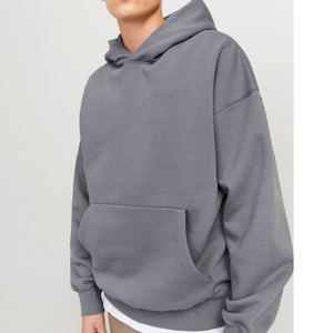 Su propio diseño Marca Logo Imagen Personalizada Hombres y personalizada Nueva llegada Hombres Manga larga 100% Algodón Drop Shoulder Hoodies - Product Image 6