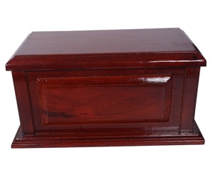 URNA DE ATAÚD DE MADERA PARA ADULTOS PARA CENIZAS HUMANAS HECHO A MANO ACABADO URNA MEMORIAL-URNA DE ATAÚD DE MADERA DECORATIVA - Product Image 5