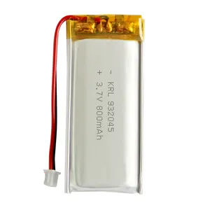 Kc Certificering 800Mah 3.7V Polymeer Lithium Batterij Platte Lipo Batterij Voor Consumentenelektronica
