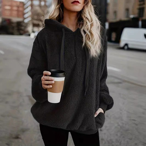 เสื้อฮู้ดมีซิปสำหรับผู้ชายเสื้อมีฮู้ดแบบลำลองผ้าฟลีซผ้าฝ้าย100% โลโก้แบบหลวมพิมพ์โลโก้ด้านหน้า - Product Image 4