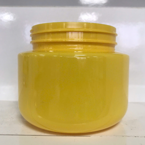 ขวดครีมนวดสำหรับขัดผิวก้นสัตว์เลี้ยงสีเหลืองขนาด250มล. พร้อมฝาเกลียวสีที่กำหนดเองสำหรับบรรจุภัณฑ์เครื่องสำอาง - Product Image 2