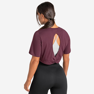 Camiseta corta de manga corta holgada de gran tamaño de calidad Premium de algodón 100% para mujer, Camiseta corta informal de gran tamaño de verano para mujer - Product Image 3