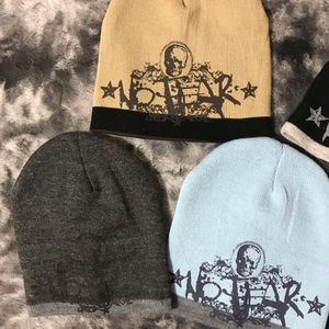 หมวกบีนนี่แจ็คการ์ดถักสำหรับผู้ชายทรงสตรีทแวร์มีหลายสีลายกะโหลก - Product Image 4