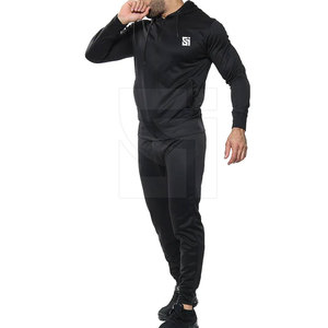 Trajes de chándal de gimnasio de entrenamiento de alta calidad Pantalones personalizados Conjunto de dos piezas Jogging Gym Chándal Diseños para hombres - Product Image 3