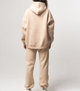 ชุดกีฬาผ้าฝ้าย100% ขนาดใหญ่สำหรับผู้หญิงใส่ได้ทั้งชายและหญิงชุดวอร์มหรูหราไม่มีลายพิมพ์บนหน้าจอ - Product Image 2