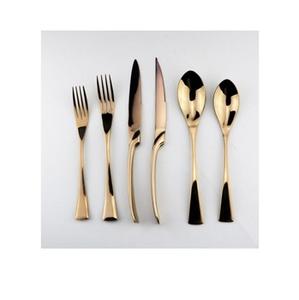 Juego de cubiertos de acero inoxidable de lujo con acabado de espejo, cubiertos elegantes, vajilla ideal para cenas finas y eventos especiales - Product Image 5