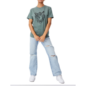 Nouveau Design 3D Puff Print T Shirt 100% Coton Custom Tee Heavy Weight T-Shirt Unisexe Screen Printing Puff Print T Shirt avec Logo - Product Image 4