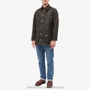 Pardessus en cuir coupe-vent de haute qualité pour hommes avec col montant Veste de baseball tendance Design - Product Image 5