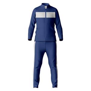 Ensemble de survêtement pour homme avec empiècements contrastés, veste et pantalon de jogging sportifs, vêtements de loisirs, vente en gros, logo personnalisé, qualité OEM, tendances - Product Image 5
