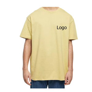 Camiseta de Hombre de Algodón de Manga Corta, Tejido Sólido, con Impresión de Logotipo Personalizado de Alta Calidad Premium, Transpirable, Estilo Casual Urbano - Product Image 4