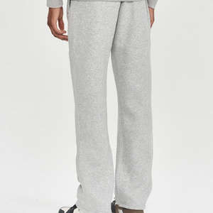 Pantalon pour homme, lavé, vente flash, pantalon de jogging droit pour homme, taille haute, coton, pantalon de jogging long, respirant, décontracté, uni, OEM - Product Image 3