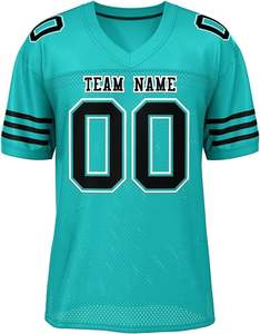 Venta al por mayor personalizado sublimación fútbol americano Jersey de gran tamaño jóvenes universitarios cosidos uniformes de fútbol americano - Product Image 1