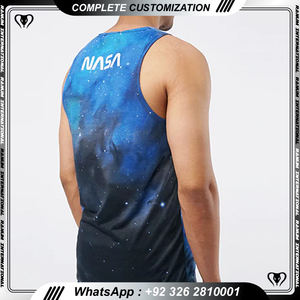 Gilet de gymnastique personnalisé Offre Spéciale en gros Fitness Workout Singlet Muscle Musculation Débardeur - Product Image 5