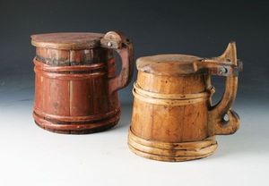 New Design Wooden Bar <b>Mug</b> With Handle Customized Shape for Wedding Party Uses Kitchenware Beer <b>Mug</b> With Handle Best Product - Product Image 5