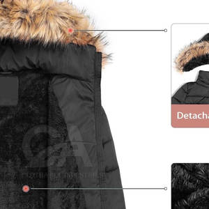 Winter Jacket Soft Plush Outerwear <b>Women</b> Luxury Faux <b>Fur</b> <b>Hooded</b> <b>Coat</b> Winter Warm Jacket Customized - Product Image 5